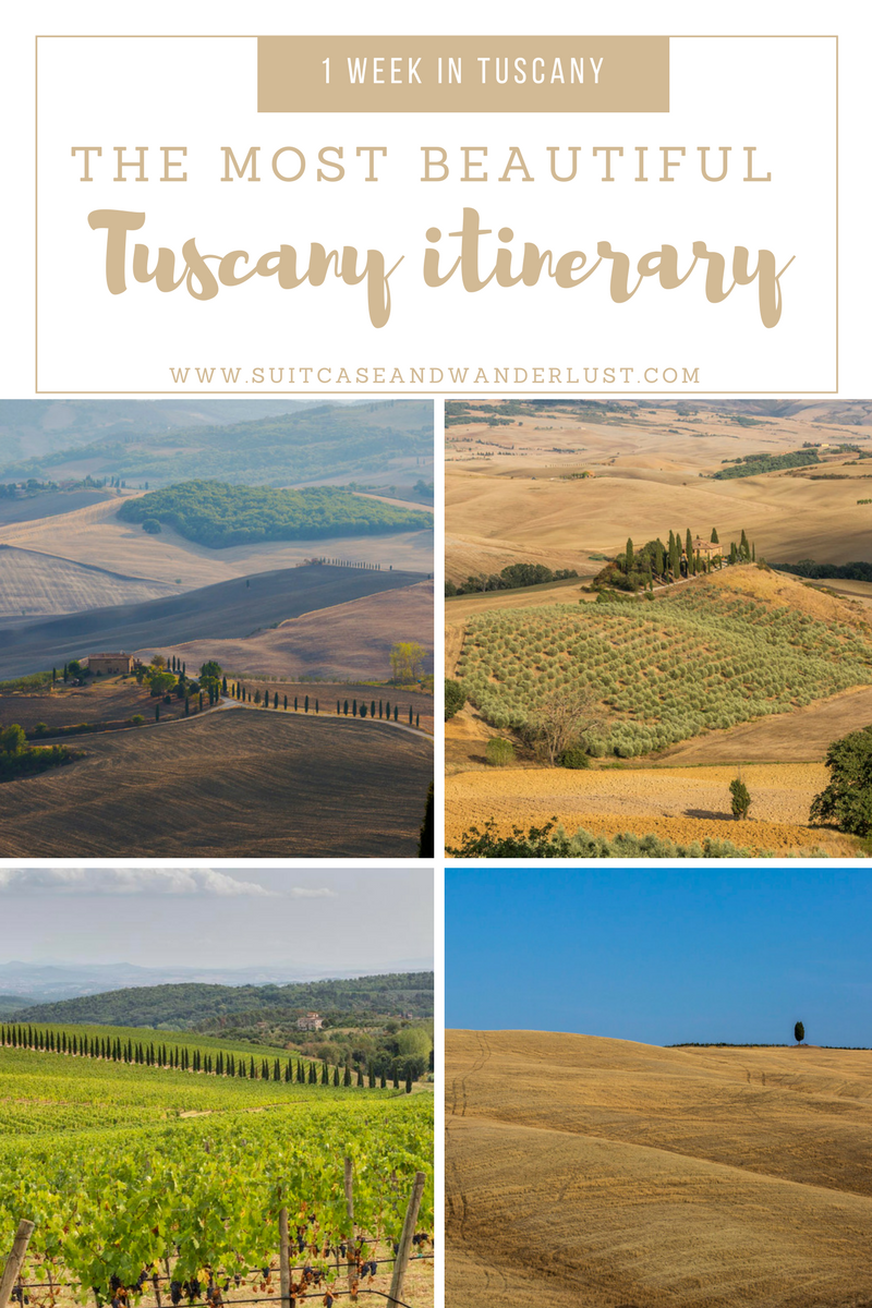 Tuscany itinerary