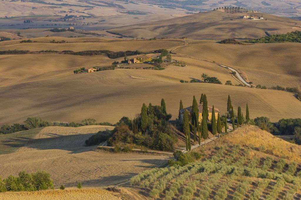 scenic drive Tuscany