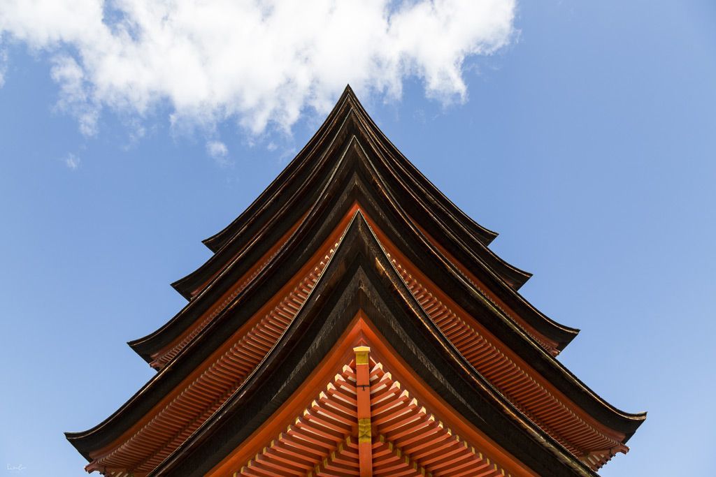 Japan Miyajima pagoda