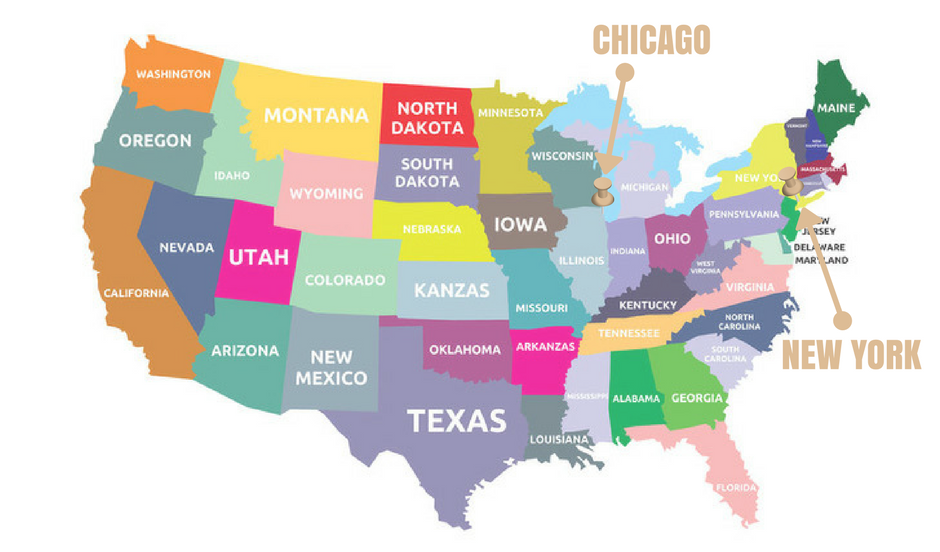 map United States