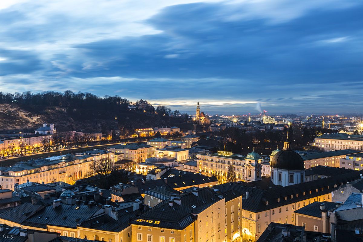 Salzburg city view