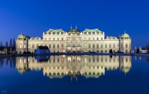 Blue Hour Belvedere Vienna