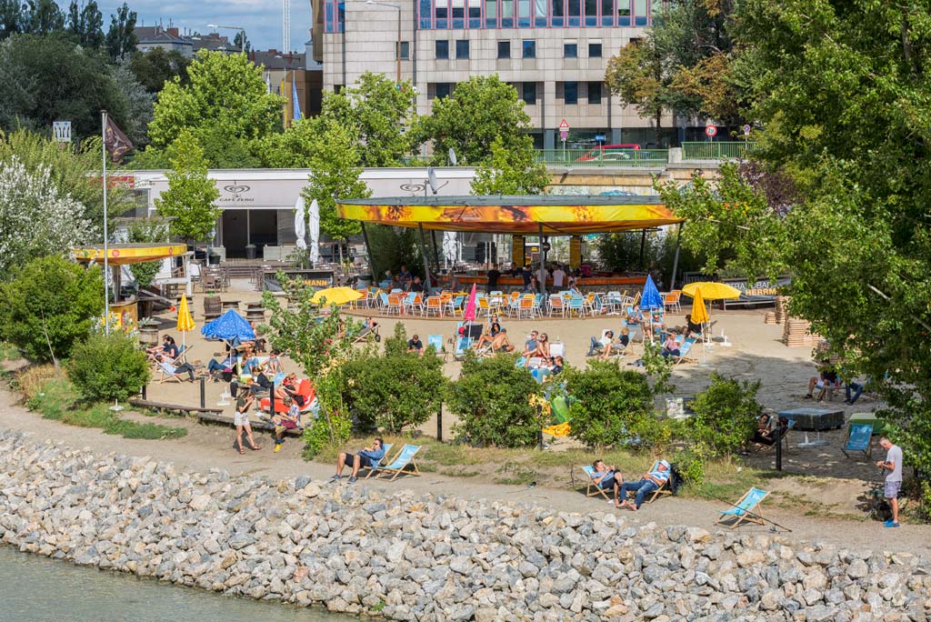 Vienna things to do in Summer Herrmann beachbar