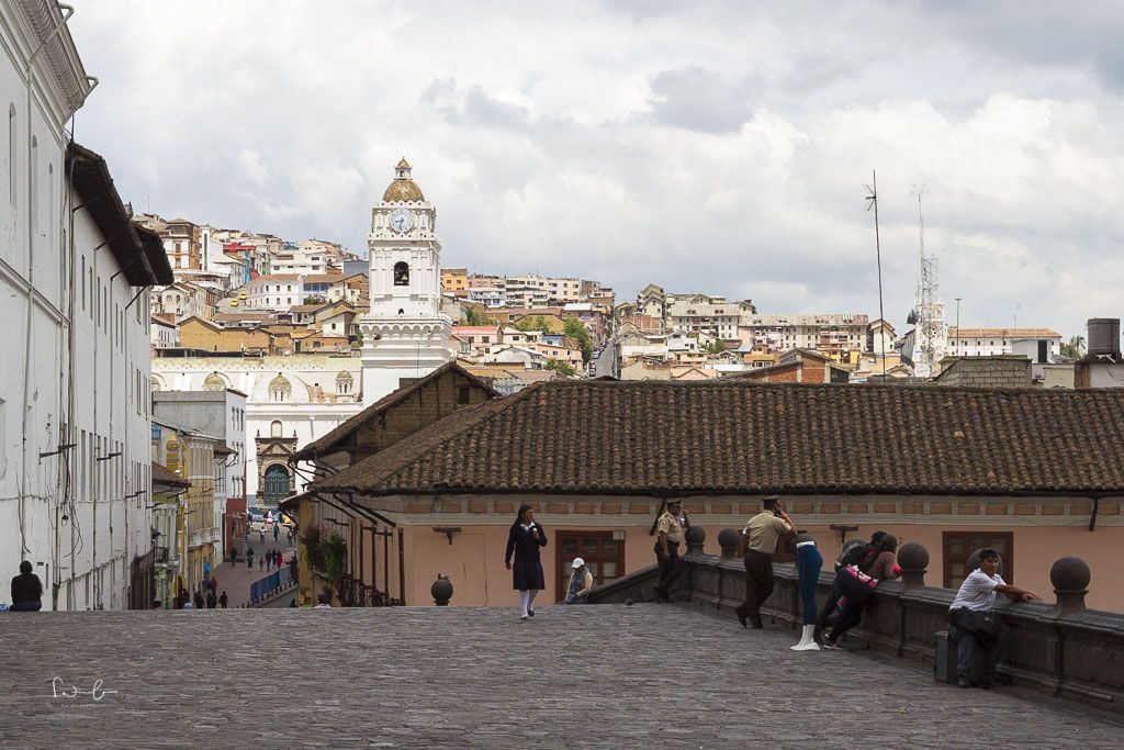 colonial buildings - one day in Quito