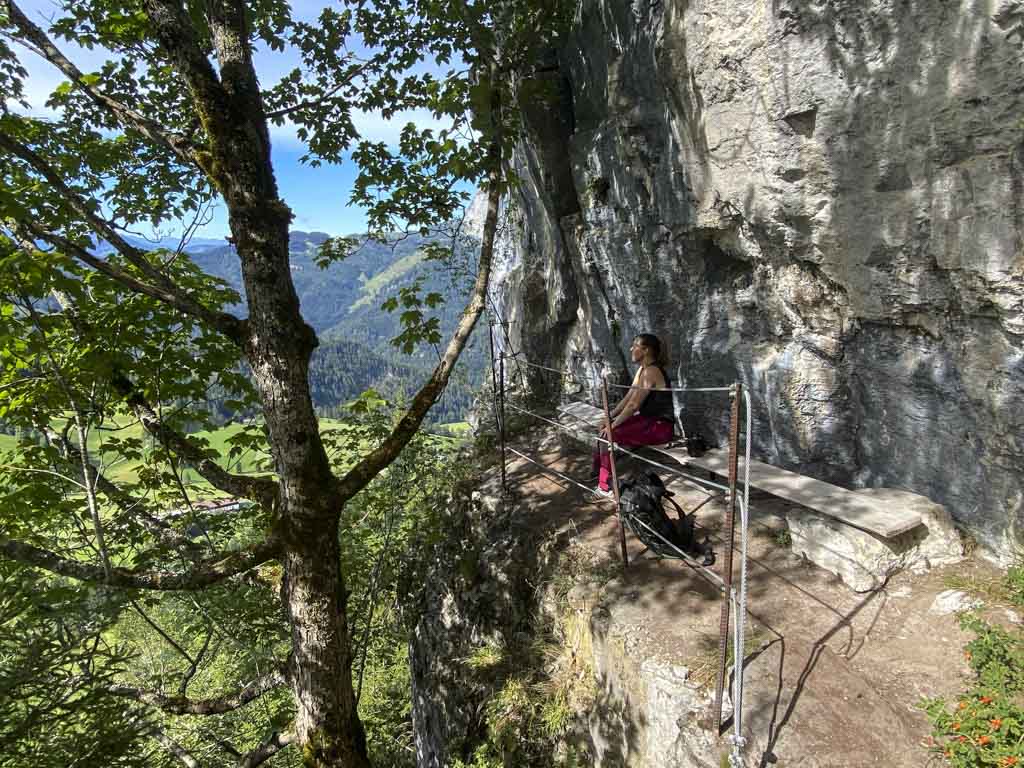 Teufelsthron in der Teufelsgasse in Tirol