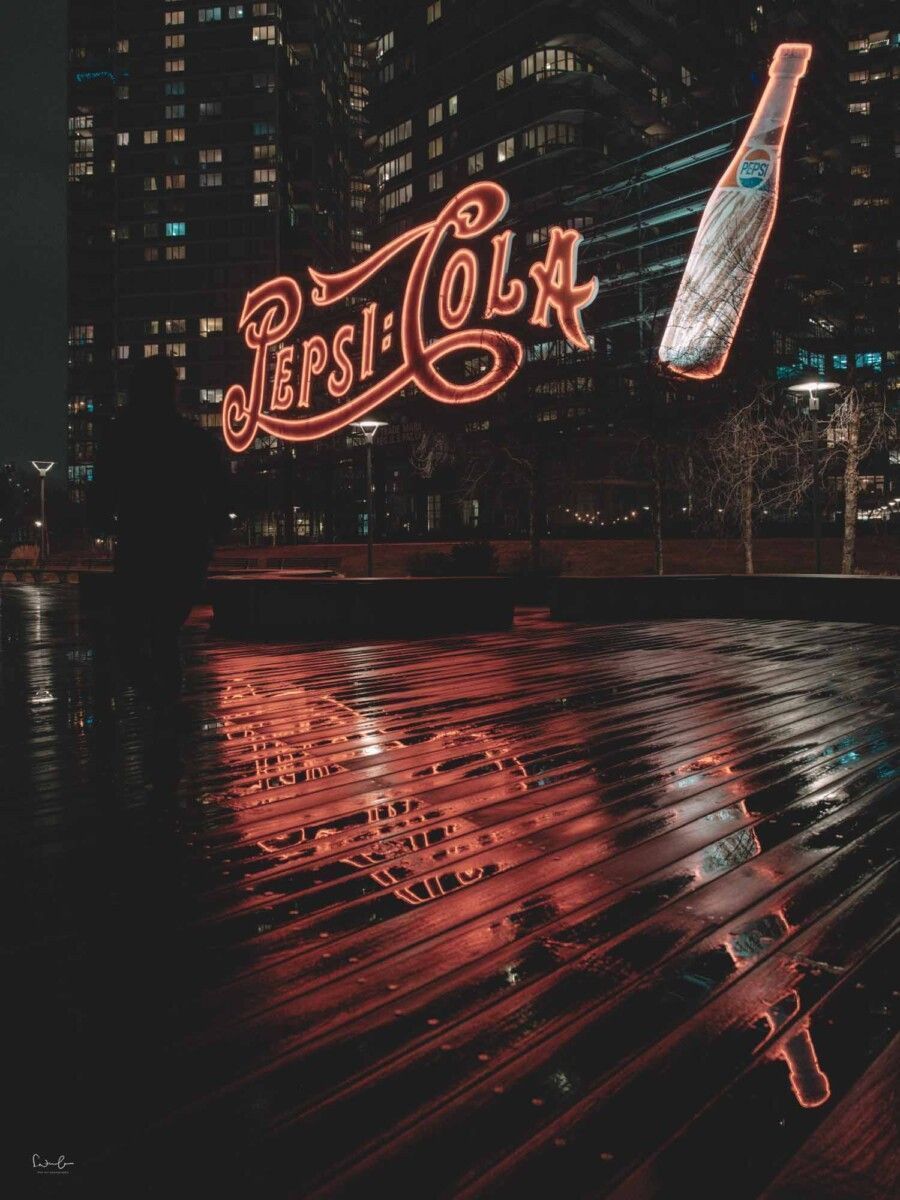 Pepsi Cola Sign Farblook 1