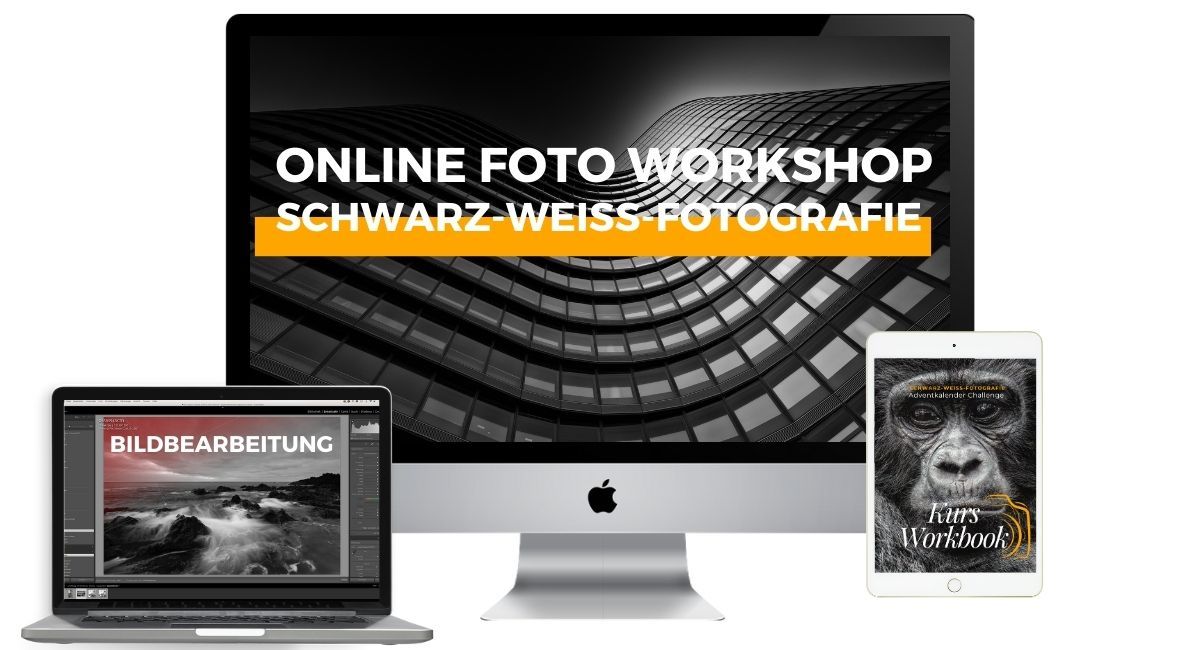 SCHWARZ weiß Bilder Ankündigung workshop