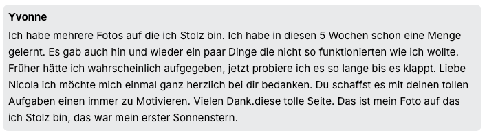 Beyond Feedback von Teilnehmer