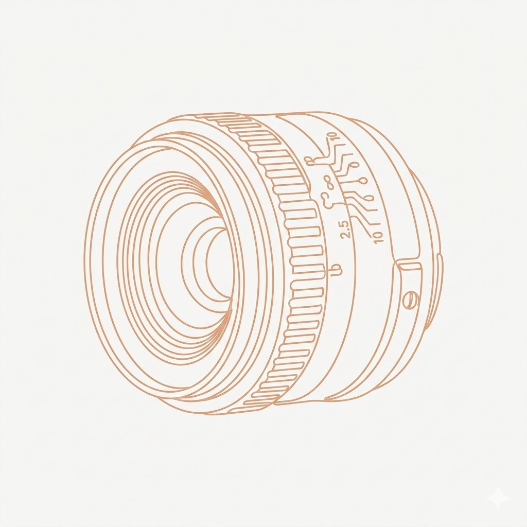 illustration kameraobjektiv