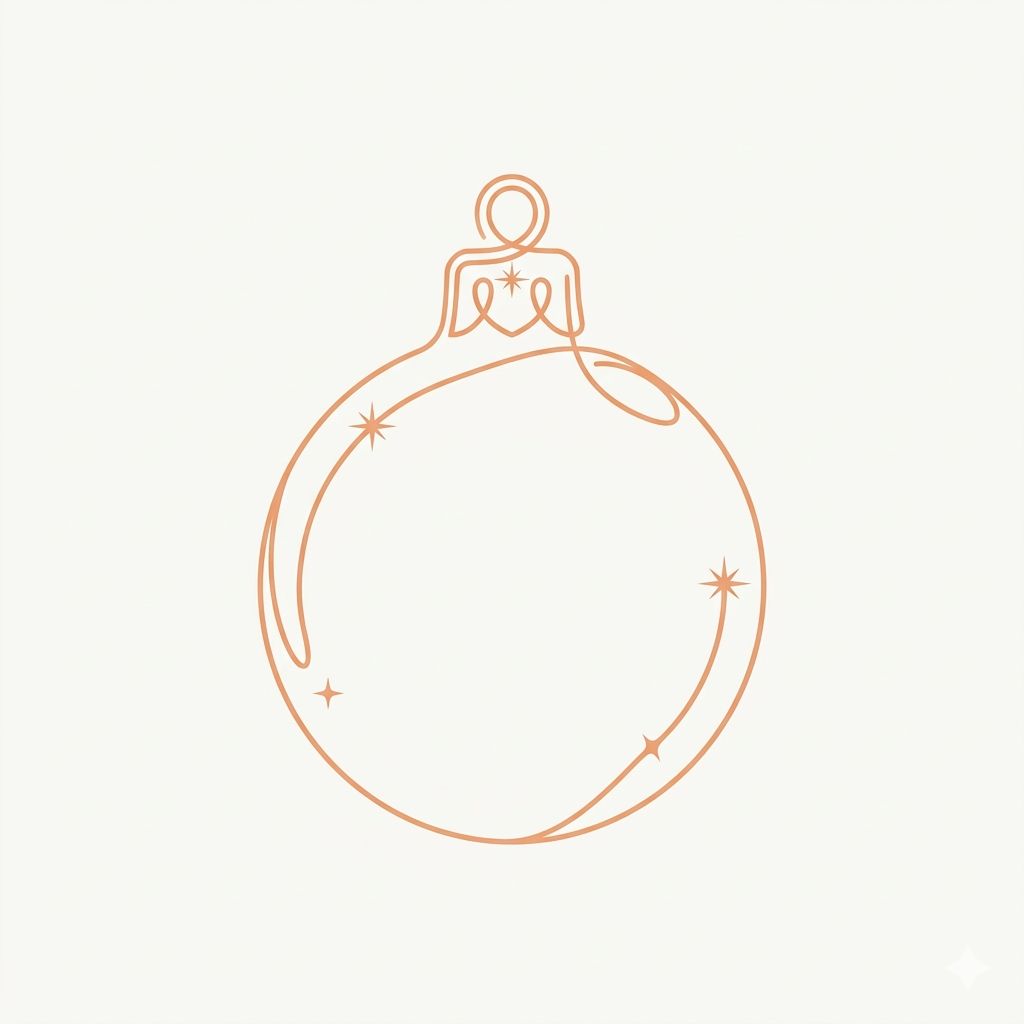 Illustration Weihnachtskugel