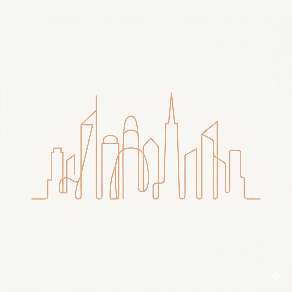 illustration Stadt skyline